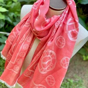 Henri Bendel Logo Scarf